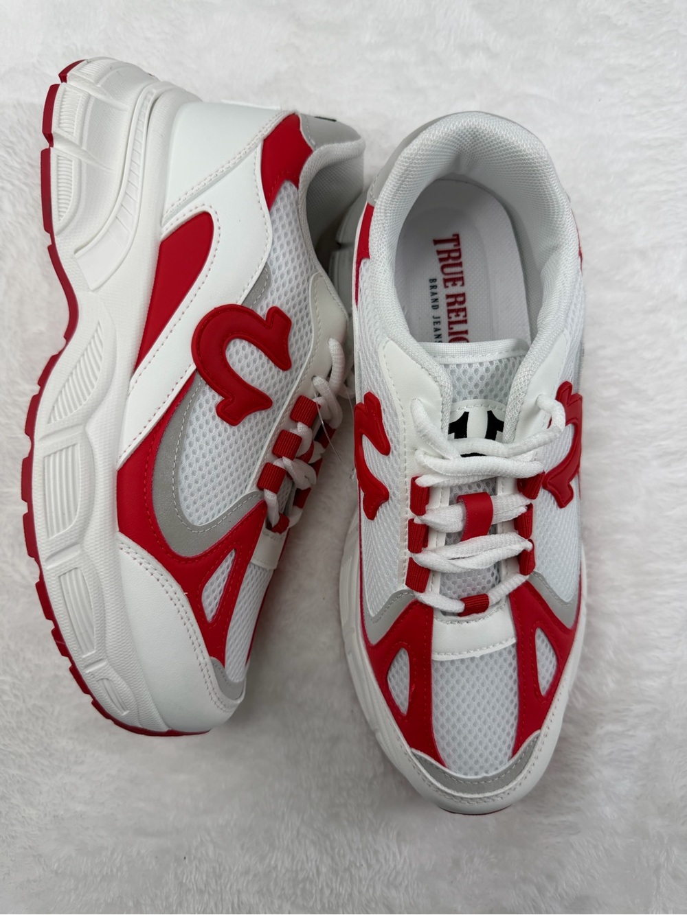 True Religionwomen’s white & Red Athletic Sneakers - Picture 2 of 6